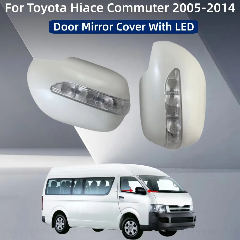 Car upgrade ABS Chrome Rearview Accessories Plated Trim Door Mirror Cover With LED 2005 2008 2012 2014 For Toyota Hiace Commuter
Car upgrade ABS Chrome Rearview Accessories Plated Trim Door Mirror Cover With LED 2005 2008 2012 2014 For Toyota Hiace Commuter