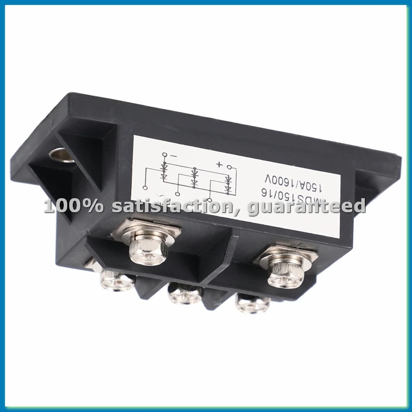 Диодный мост MDS150A, 3-фазный, 150А, 1600В, медный, 150°C, 80x40x33мм, в металлическом корпусе, для управления ABWY
Диодный мост MDS150A, 3-фазный, 150А, 1600В, медный, 150°C, 80x40x33мм, в металлическом корпусе, для управления ABWY