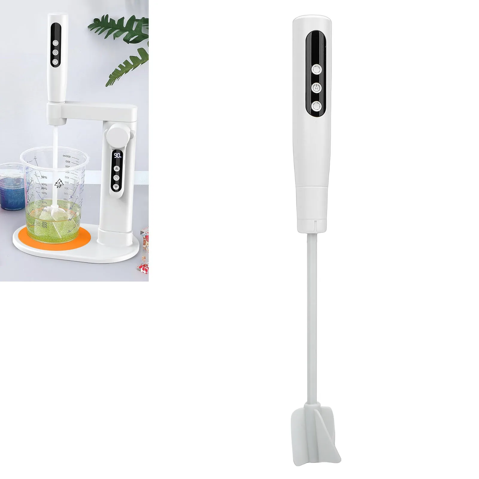 Электрический миксер для смолы, 5 регулируемых скоростей, минимизирующие пузыри, ручная перезаряжаемая мешалка для форм для смолы, силиконовая краска
Электрический миксер для смолы, 5 регулируемых скоростей, минимизирующие пузыри, ручная перезаряжаемая мешалка для форм для смолы, силиконовая краска