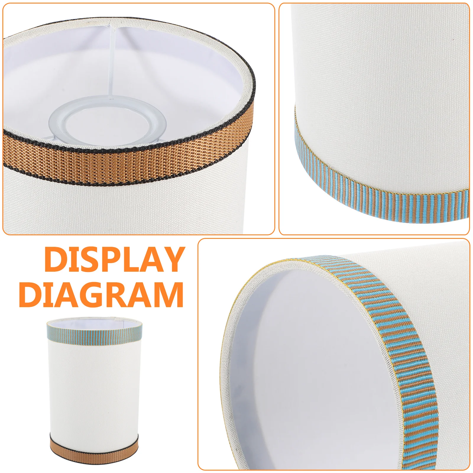 Fabric Table Lamp Shade Soft Lighting Minimalist Style Desk Lamp Cover Household Lampshade Home Use Decoration
Fabric Table Lamp Shade Soft Lighting Minimalist Style Desk Lamp Cover Household Lampshade Home Use Decoration