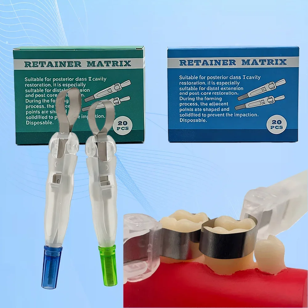 20Pcs High Quality Sectional Matrix System Roll Type Dental Matrix Bands with Retainer Dental Crown Restoration Materials
20Pcs High Quality Sectional Matrix System Roll Type Dental Matrix Bands with Retainer Dental Crown Restoration Materials