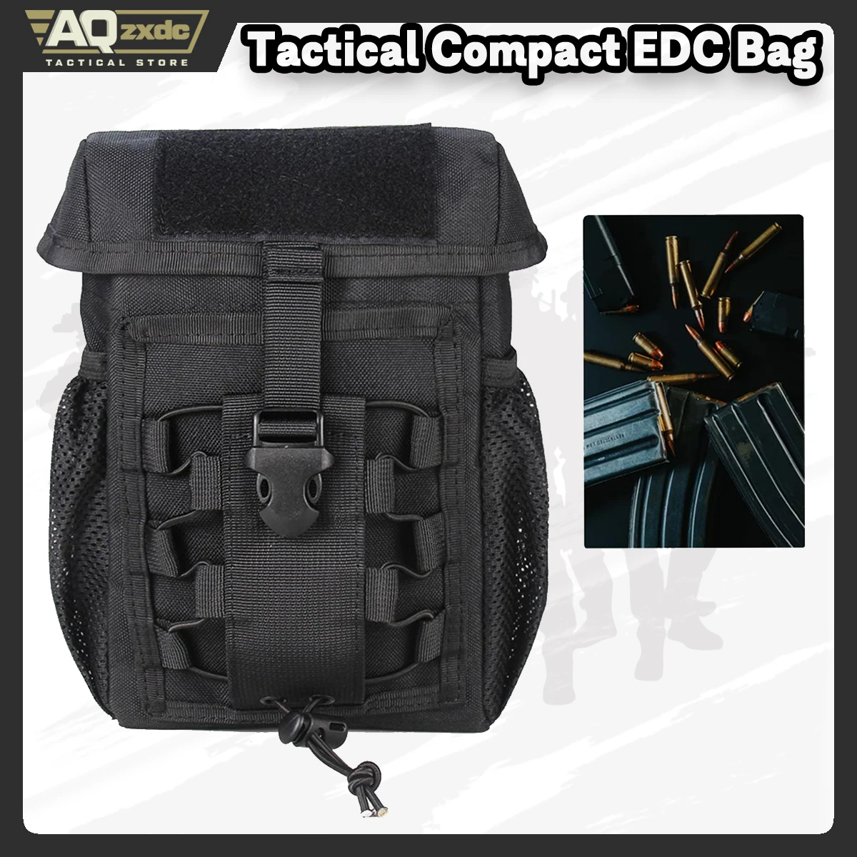 AQzxdc Tactical Compact EDC Bag with Phone & Water Bottle Holder - Multifunctional Molle Pouches for Tools and Sundries
AQzxdc Tactical Compact EDC Bag with Phone & Water Bottle Holder - Multifunctional Molle Pouches for Tools and Sundries