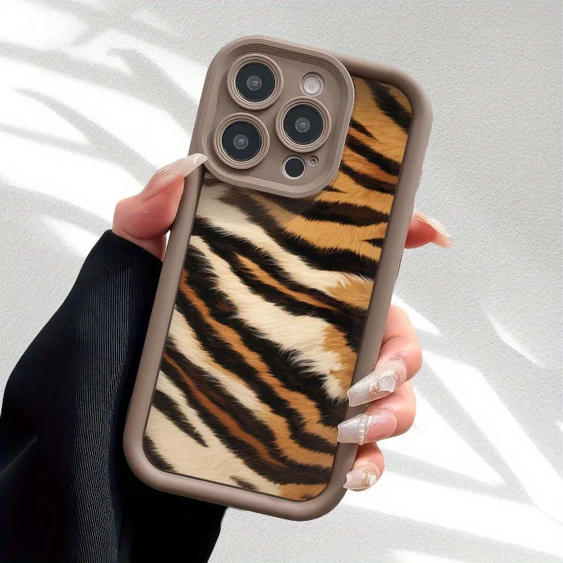 Tiger leather design mobile phone case suitable for iPhone16 15 14 13 12 11Pro/ Max/Plus shock-proof rear cover anti-fingerprint
Tiger leather design mobile phone case suitable for iPhone16 15 14 13 12 11Pro/ Max/Plus shock-proof rear cover anti-fingerprint