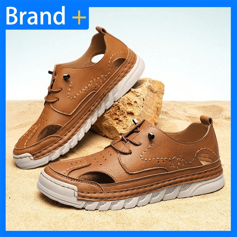 Men Sandals New Hollow Leather Breathable Outdoor Walking Casual Shoes 2026 Summer Comfortable Daily Wear Slip on Loafers Men
Men Sandals New Hollow Leather Breathable Outdoor Walking Casual Shoes 2026 Summer Comfortable Daily Wear Slip on Loafers Men