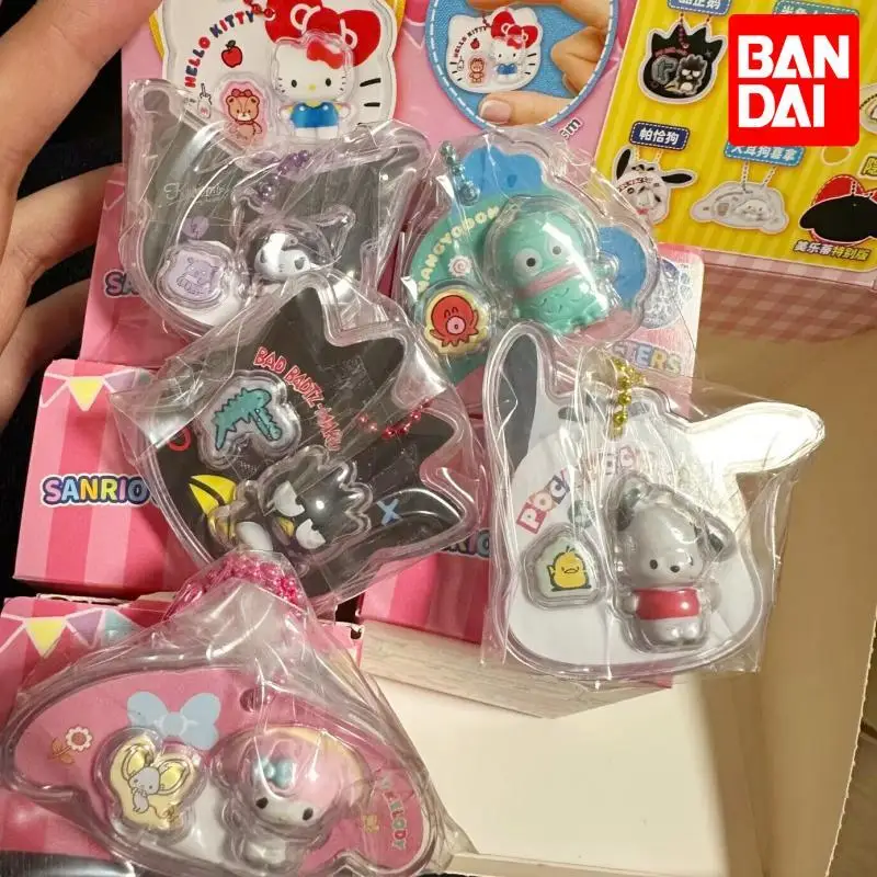 Original Bandai Sanrio Cute Food Toy Mini Hanging Chain Keychain Blind Box Hello Kitty Kuromi Cinnamoroll Cute Toy Birthday Gift
Original Bandai Sanrio Cute Food Toy Mini Hanging Chain Keychain Blind Box Hello Kitty Kuromi Cinnamoroll Cute Toy Birthday Gift