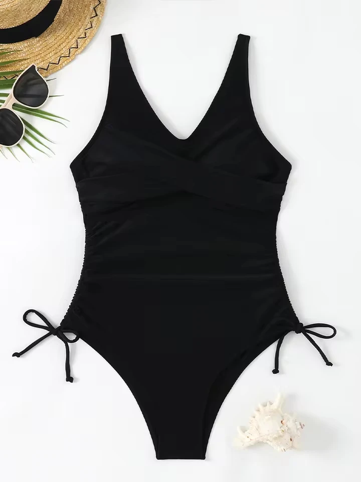 Vzvn 2026 New All Season Solid Backless Vacation One Piece Swims Sexy Drawstring Pleated One Piece Swimsuit Women Beach Bikinis
Vzvn 2026 New All Season Solid Backless Vacation One Piece Swims Sexy Drawstring Pleated One Piece Swimsuit Women Beach Bikinis