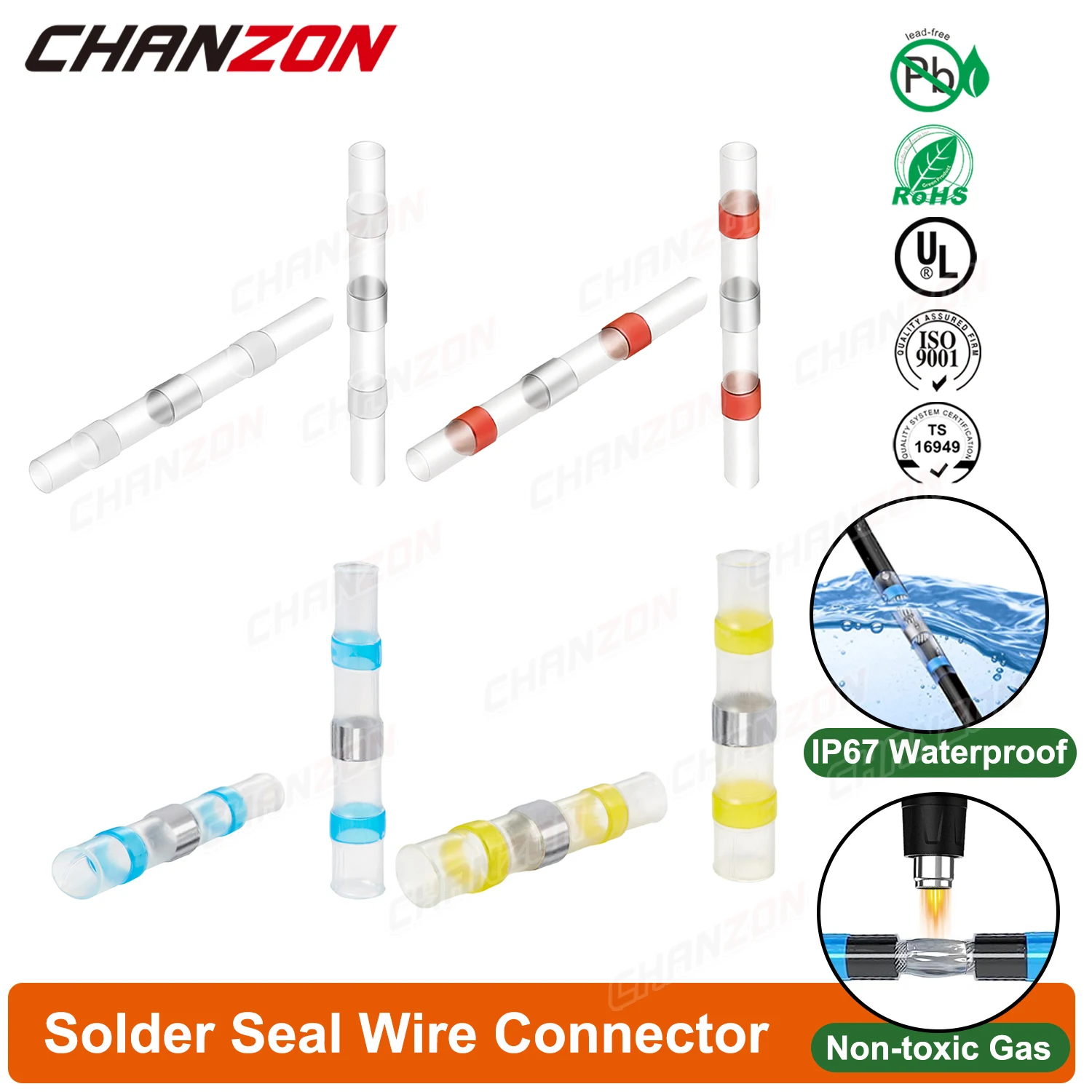 30-200PCS Insulated Solder Seal Wiring Connectors Terminals Waterproof Marine Grade Automotive Tinned Electrical Splice Joint
30-200PCS Insulated Solder Seal Wiring Connectors Terminals Waterproof Marine Grade Automotive Tinned Electrical Splice Joint