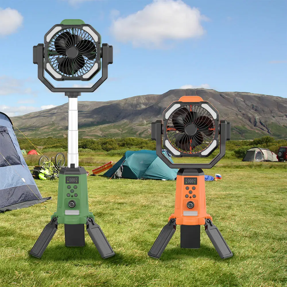 2026 New Rechargeable 20000mAh Solar Camping Fan Cooling Stand Table Desk Fan Electrical Standing Retractable Outdoor Fan
2026 New Rechargeable 20000mAh Solar Camping Fan Cooling Stand Table Desk Fan Electrical Standing Retractable Outdoor Fan