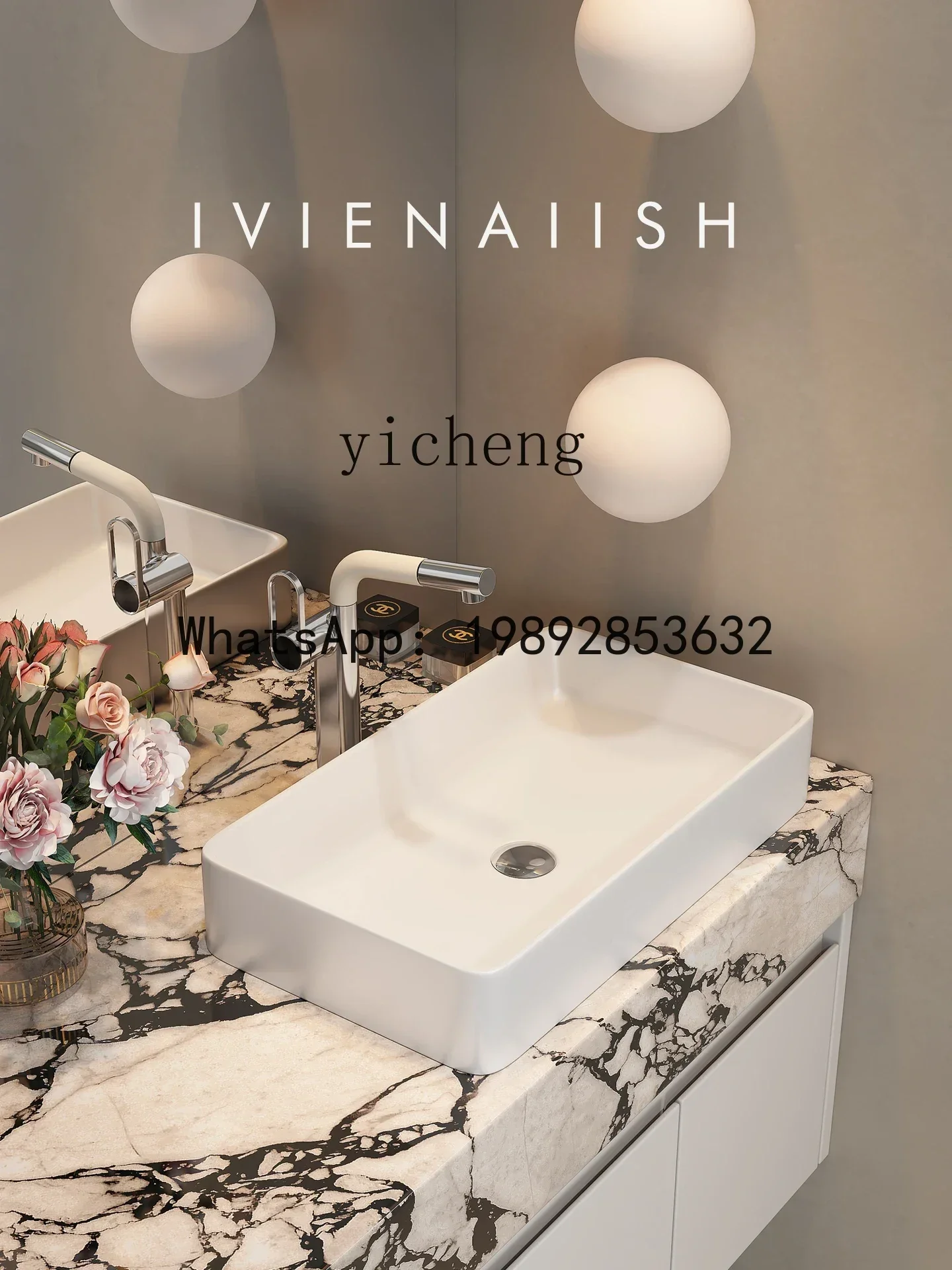 LYY Countertop Square Wash Basin Balcony Ceramic Wash Basin Small Size Household Washing
LYY Countertop Square Wash Basin Balcony Ceramic Wash Basin Small Size Household Washing