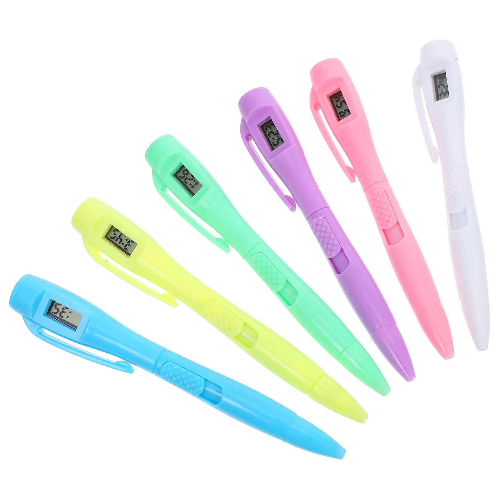 6Pcs Timekeeping Ballpoint Pens Fine-Point Writing Pen Exam Timer Digital Clock Study Tool Note-Taking School Stationery Exam
6Pcs Timekeeping Ballpoint Pens Fine-Point Writing Pen Exam Timer Digital Clock Study Tool Note-Taking School Stationery Exam
