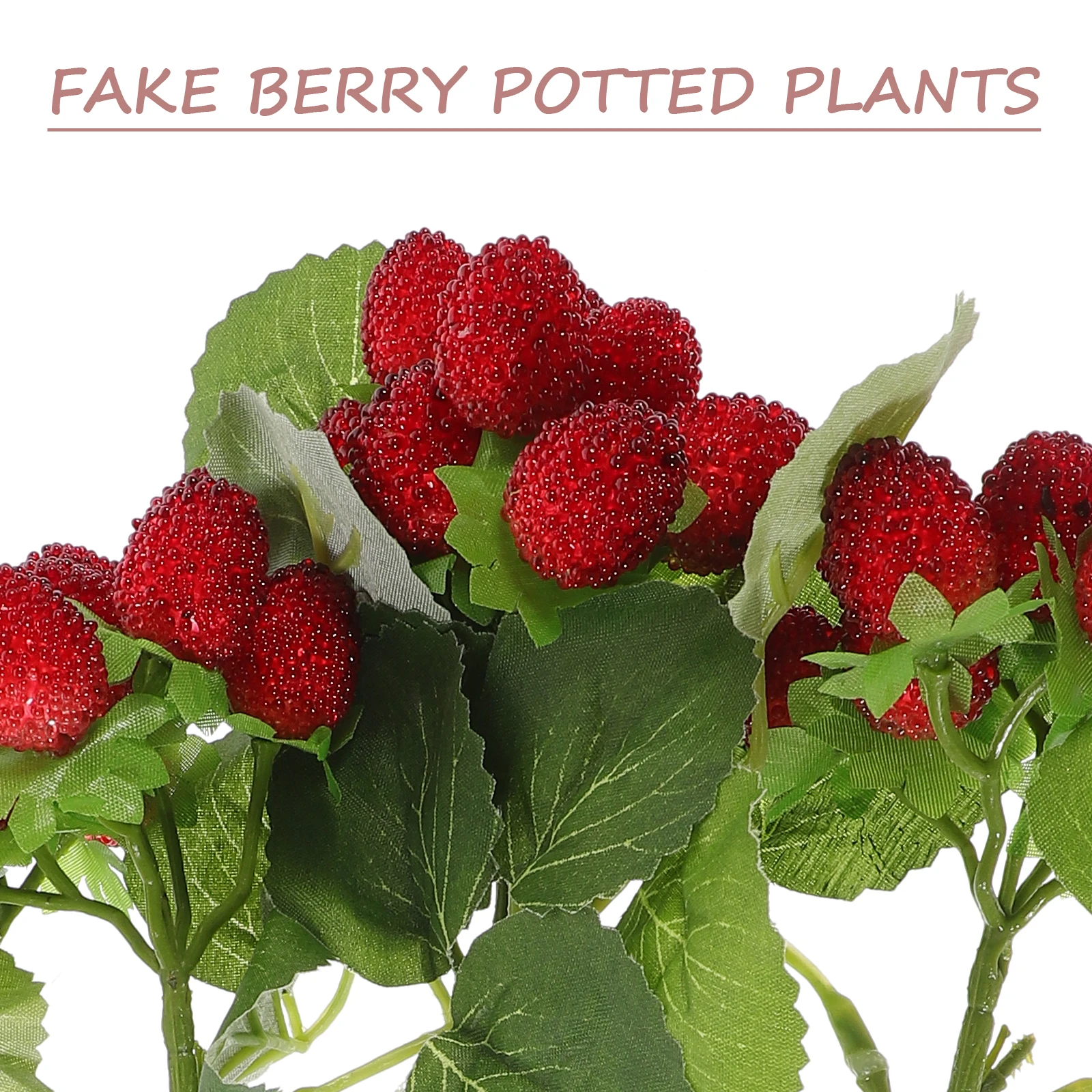 4 Pcs Simulated Bayberry Fruit Artificial Fruits Realistic Fake Faux Strawberry Simulation Decoration Plastic for Lifelike
4 Pcs Simulated Bayberry Fruit Artificial Fruits Realistic Fake Faux Strawberry Simulation Decoration Plastic for Lifelike