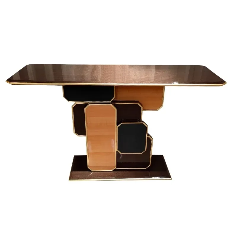 Итальянская легкая роскошная входная платформа Современная входная дверь входной стол у стены Торцевая платформа для коридора
Итальянская легкая роскошная входная платформа Современная входная дверь входной стол у стены Торцевая платформа для коридора