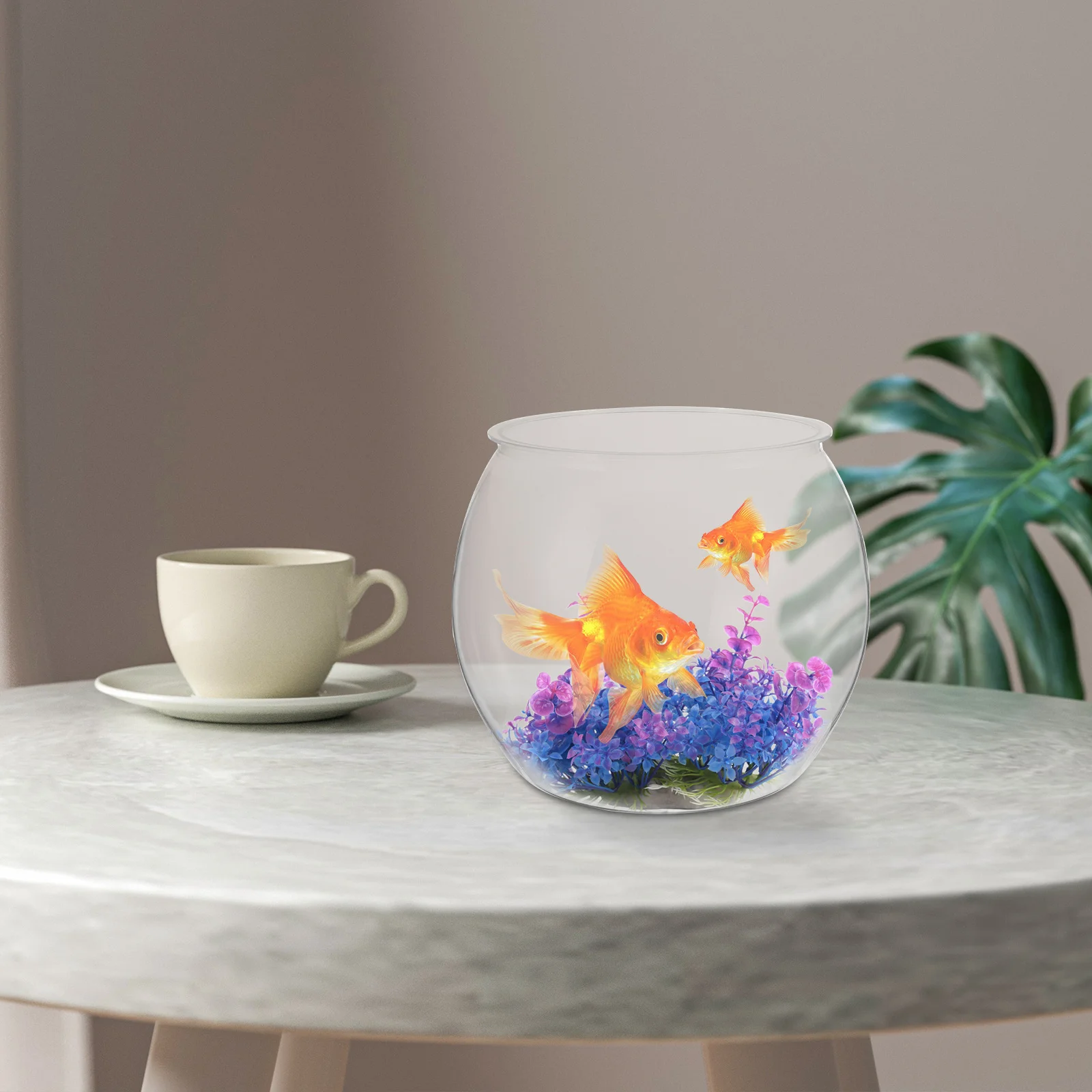 Transparent Bowl Desktop Fish Tank Micro Landscape Container Ornament Decor For Goldfish Turtles Durable Easy Clean Space Saving
Transparent Bowl Desktop Fish Tank Micro Landscape Container Ornament Decor For Goldfish Turtles Durable Easy Clean Space Saving