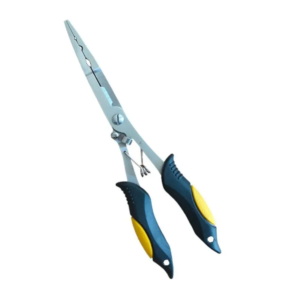 Split Fish Fishing Accessories with Rubber Handle Vise Pliers Fishing Pliers Tongs Fish Mouth Pliers Hook Stainless Pliers
Split Fish Fishing Accessories with Rubber Handle Vise Pliers Fishing Pliers Tongs Fish Mouth Pliers Hook Stainless Pliers