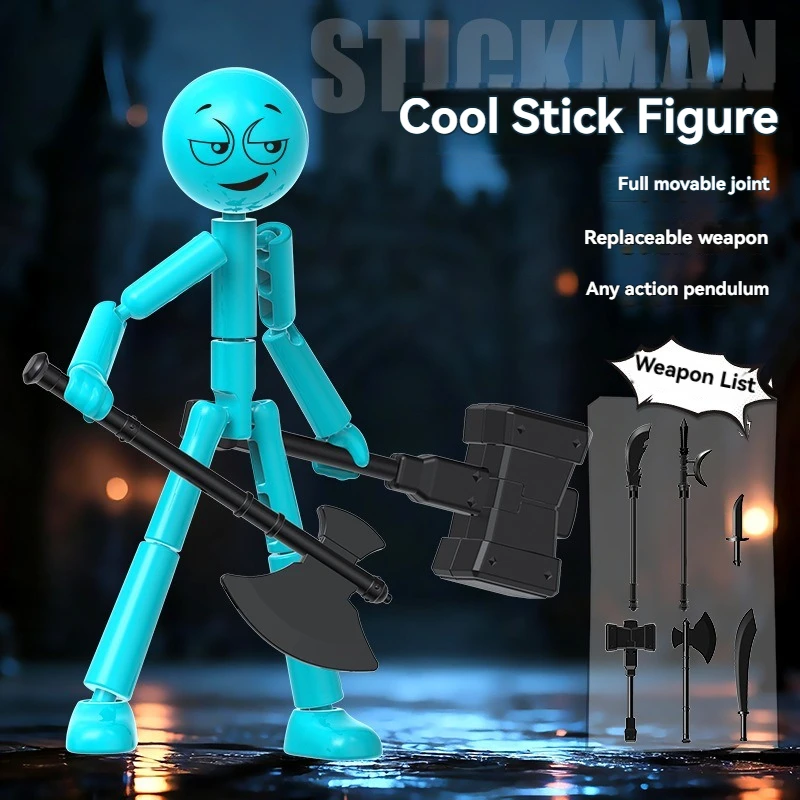 Articulated Action Figure with Movable Joints Cool Poseable Model Kit Gift for Boys Building Blocks Assembly Toys
Articulated Action Figure with Movable Joints Cool Poseable Model Kit Gift for Boys Building Blocks Assembly Toys