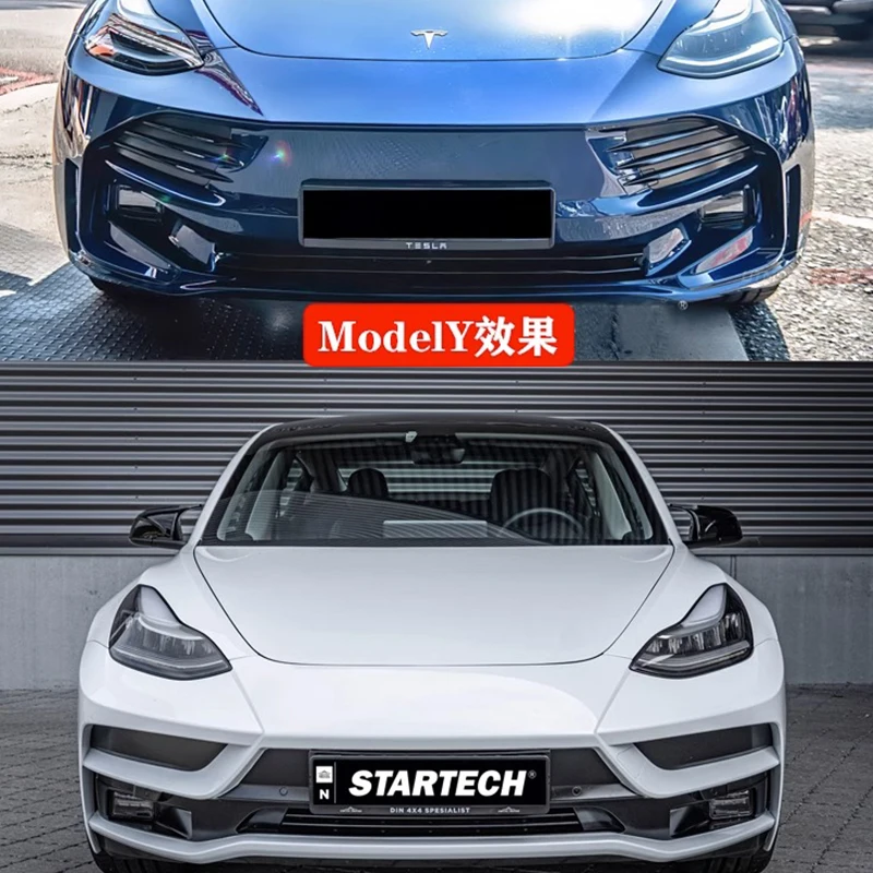 Комплект для кузова автомобиля Tesla model3 modelY 2017-2021, модифицированный startech передний/задний бампер, решетка, задняя губа
Комплект для кузова автомобиля Tesla model3 modelY 2017-2021, модифицированный startech передний/задний бампер, решетка, задняя губа