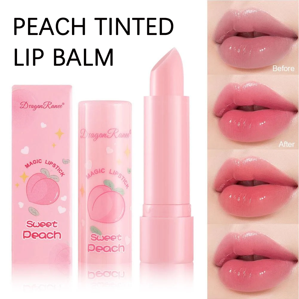 New Color Changing Lip Balm Makeup Lip Care Cosmetics Temperature Change Tinted Lipstick Peach Moisturizing Lasting Waterproof
New Color Changing Lip Balm Makeup Lip Care Cosmetics Temperature Change Tinted Lipstick Peach Moisturizing Lasting Waterproof