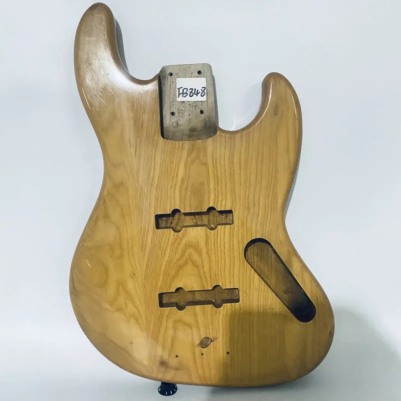FB848 Nature Color Jazz Electric Bass Body in Solid ASH JB Pickups for DIY Bass Parts Right Hand
FB848 Nature Color Jazz Electric Bass Body in Solid ASH JB Pickups for DIY Bass Parts Right Hand