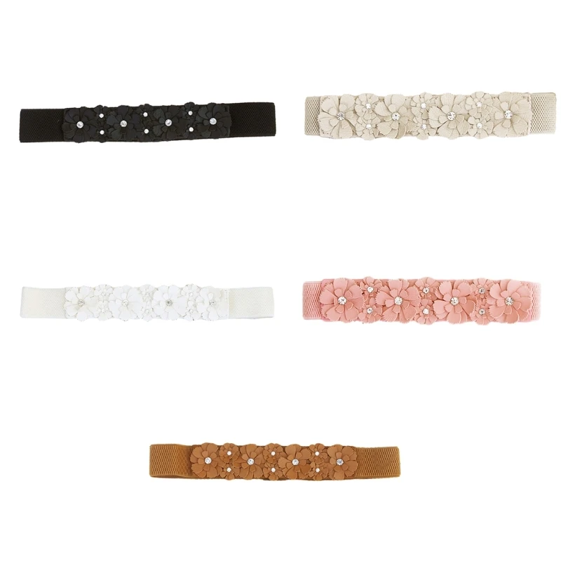 Delicate PU Flower Waist Belt Women Elastic Belt Stretchy Flower Belt Wide Waistband for Woman Shirt Blouses Coat Decor
Delicate PU Flower Waist Belt Women Elastic Belt Stretchy Flower Belt Wide Waistband for Woman Shirt Blouses Coat Decor