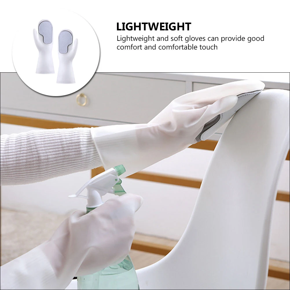 2 Pairs Cleaning Gloves Water Proof Waterproof Kitchen Supply Bowl Accessories Non-slip Pvc Dishwashing
2 Pairs Cleaning Gloves Water Proof Waterproof Kitchen Supply Bowl Accessories Non-slip Pvc Dishwashing