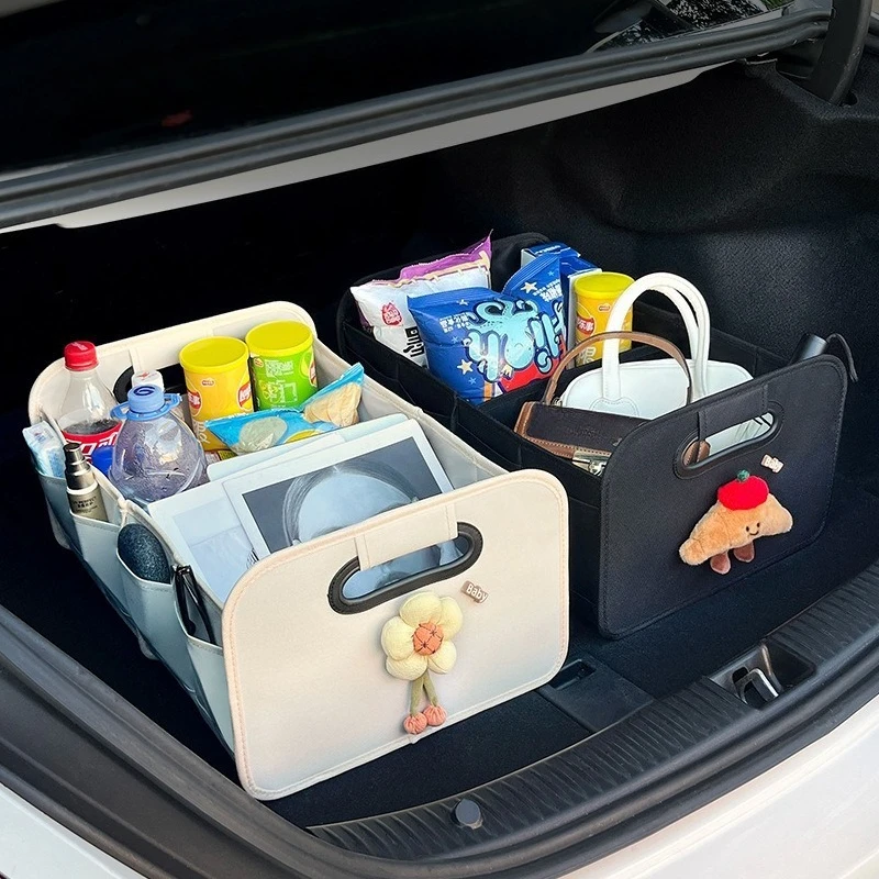 Cartoon Cute Car Trunk Organizer Practical Storage Box for Women in Car Multi-Functional Foldable Container for Shopping&Travel
Cartoon Cute Car Trunk Organizer Practical Storage Box for Women in Car Multi-Functional Foldable Container for Shopping&Travel