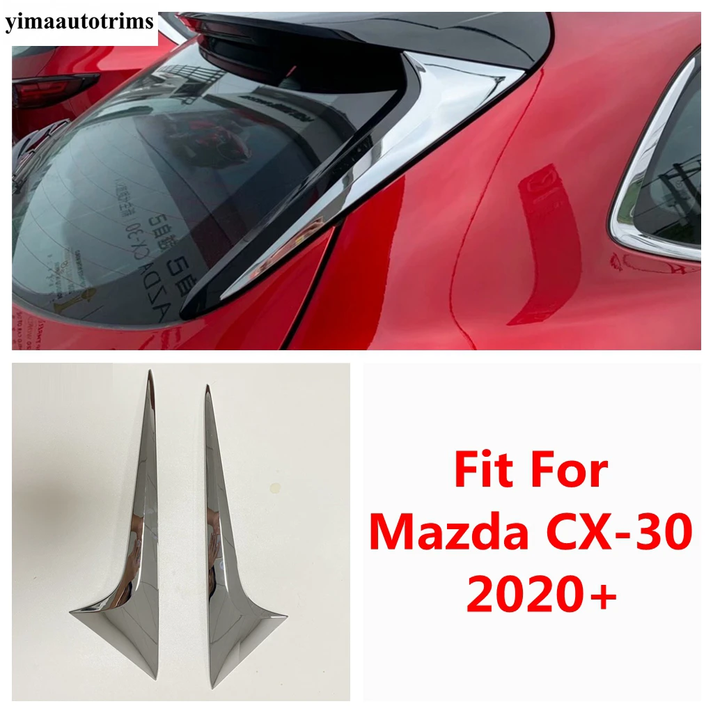 Car Rear Tail Window Panel Spoiler Wing Sequin Decoration Cover Trim For Mazda CX-30 2020 - 2024 ABS Chrome Accessories Exterior
Car Rear Tail Window Panel Spoiler Wing Sequin Decoration Cover Trim For Mazda CX-30 2020 - 2024 ABS Chrome Accessories Exterior