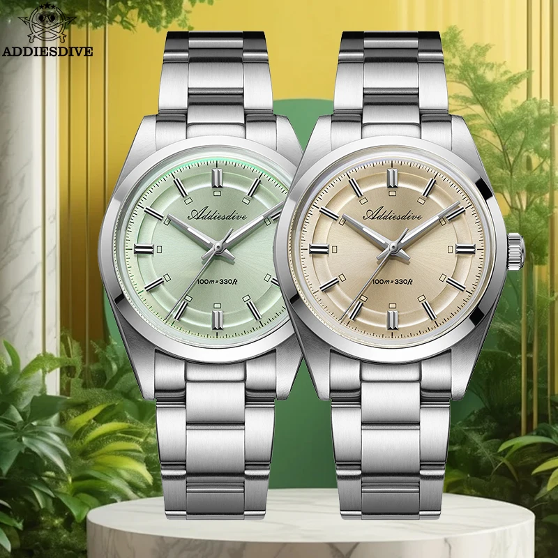 ADDIESDIVE Водонепроницаемые часы для мужчин VH31 Bubble Mirror Glass Супер светящиеся мужские часы из нержавеющей стали AD2515 Reloj Hombre 36 мм 
ADDIESDIVE Водонепроницаемые часы для мужчин VH31 Bubble Mirror Glass Супер светящиеся мужские часы из нержавеющей стали AD2515 Reloj Hombre 36 мм