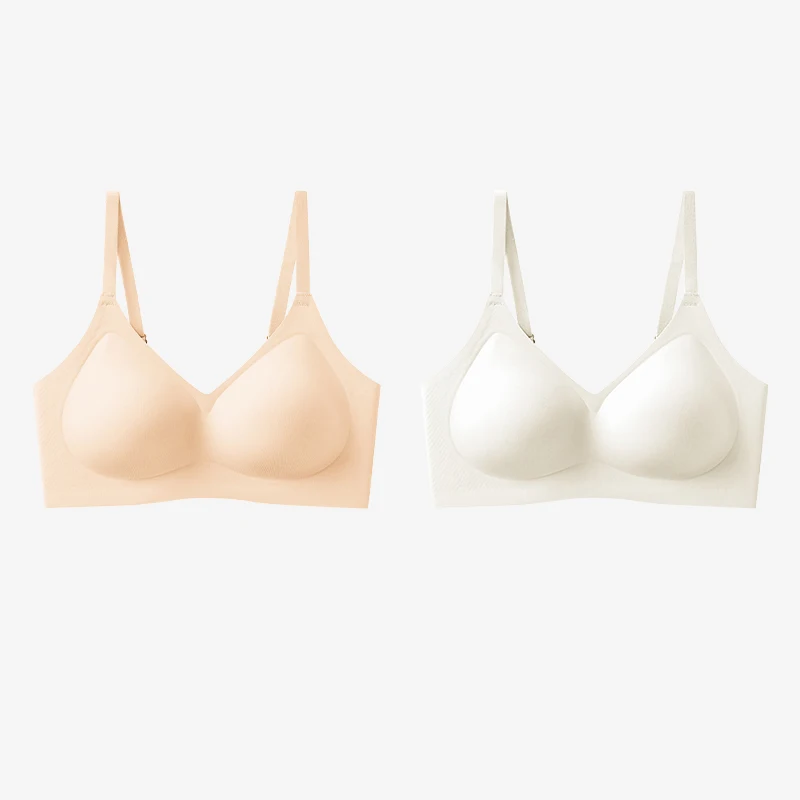 2 pieces of seamless underwear women's 2024 new small breasts gathered underwireless summer thin girl bra
2 pieces of seamless underwear women's 2024 new small breasts gathered underwireless summer thin girl bra