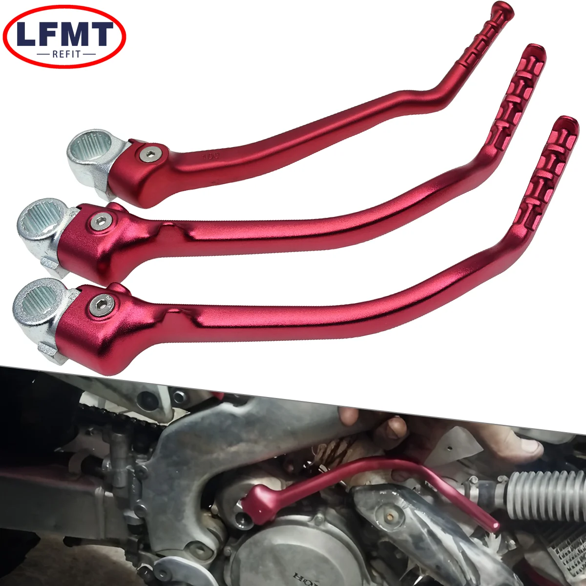 Motorcycle Forged Kick Start Starter Lever Pedal For Honda CRF250R 2010-2017 CRF450R 2009-2016 CRF150R 2007-2024 CRF250R CRF450R
Motorcycle Forged Kick Start Starter Lever Pedal For Honda CRF250R 2010-2017 CRF450R 2009-2016 CRF150R 2007-2024 CRF250R CRF450R