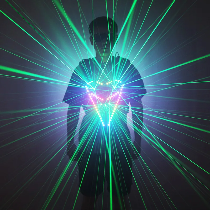 Led Luminous Laser Vest Costume Robot Armor Dance Wear Punk Bar Nightclub Party Stage Performance Vests Halloween Cosplay Suit
Led Luminous Laser Vest Costume Robot Armor Dance Wear Punk Bar Nightclub Party Stage Performance Vests Halloween Cosplay Suit