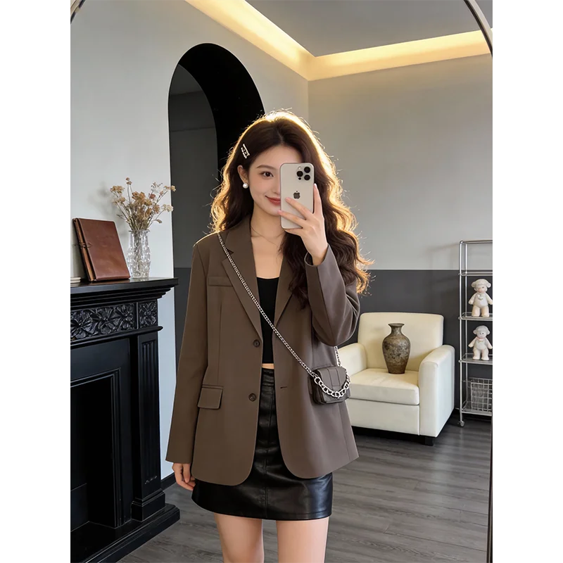 Ele Loose Women's Jaet Versatile Faionable Spring New Sle Korean Sle Meat Concealing irt Two Piece Set
Ele Loose Women's Jaet Versatile Faionable Spring New Sle Korean Sle Meat Concealing irt Two Piece Set