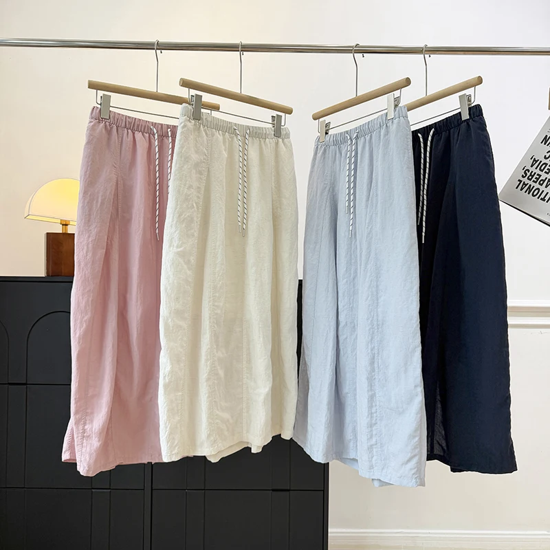 Linen A-Line Skirt Women's High Waist Breathable Lightweight Summer Skirts Pumpkin Skirt Gauze Fiber Blend Skirts
Linen A-Line Skirt Women's High Waist Breathable Lightweight Summer Skirts Pumpkin Skirt Gauze Fiber Blend Skirts