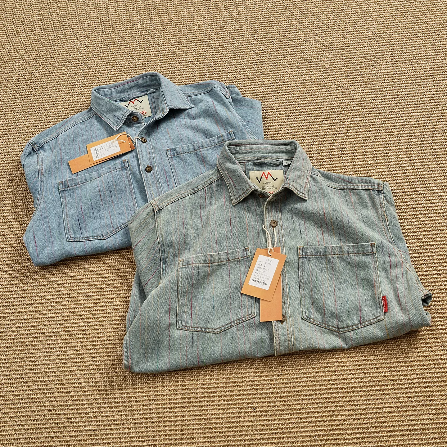 Spring Autumn New American Retro Heavyweight Double Pocket Denim Cargo Shirt Men's Amekaji 100% Cotton Washed Casual Thin Coat
Spring Autumn New American Retro Heavyweight Double Pocket Denim Cargo Shirt Men's Amekaji 100% Cotton Washed Casual Thin Coat