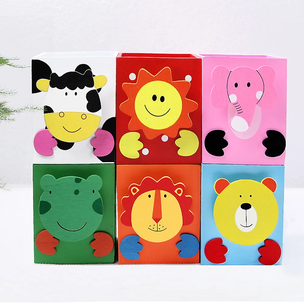 Cartoon Pen Holder Desk Stationary Pencil Container Lightweight Sturdy Wooden Table ganize Tidy Chopsticks Cosmetics
Cartoon Pen Holder Desk Stationary Pencil Container Lightweight Sturdy Wooden Table ganize Tidy Chopsticks Cosmetics