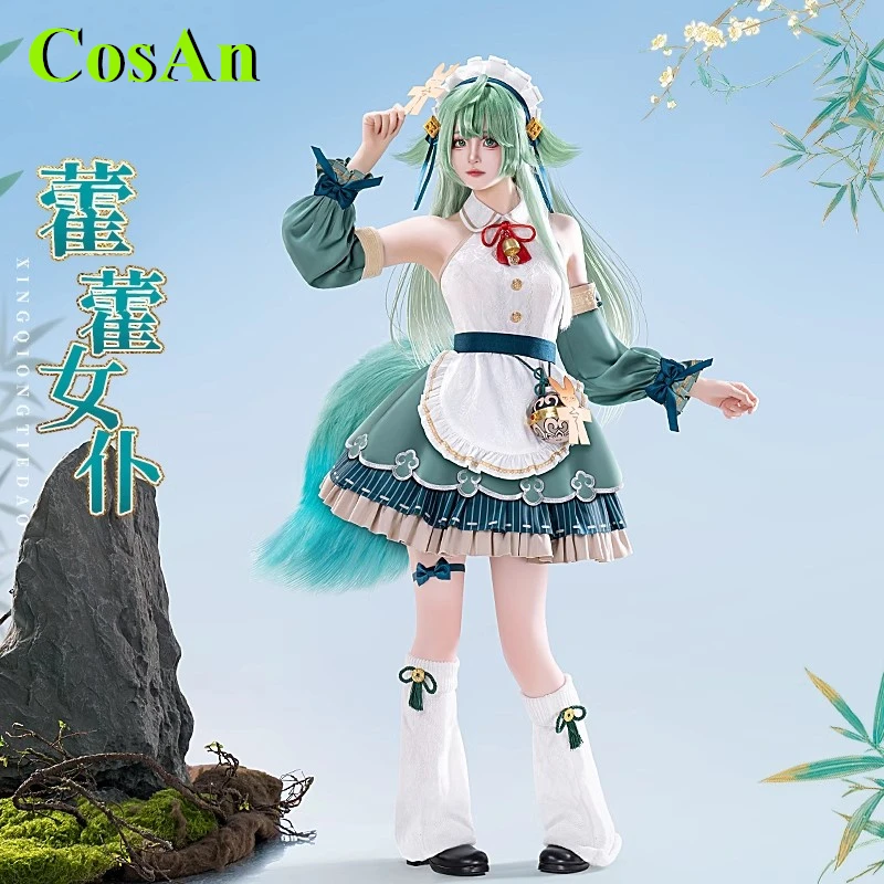 CosAn Honkai: Star Rail HuoHuo костюмы для косплея наряд горничной модная униформа полный комплект
CosAn Honkai: Star Rail HuoHuo костюмы для косплея наряд горничной модная униформа полный комплект