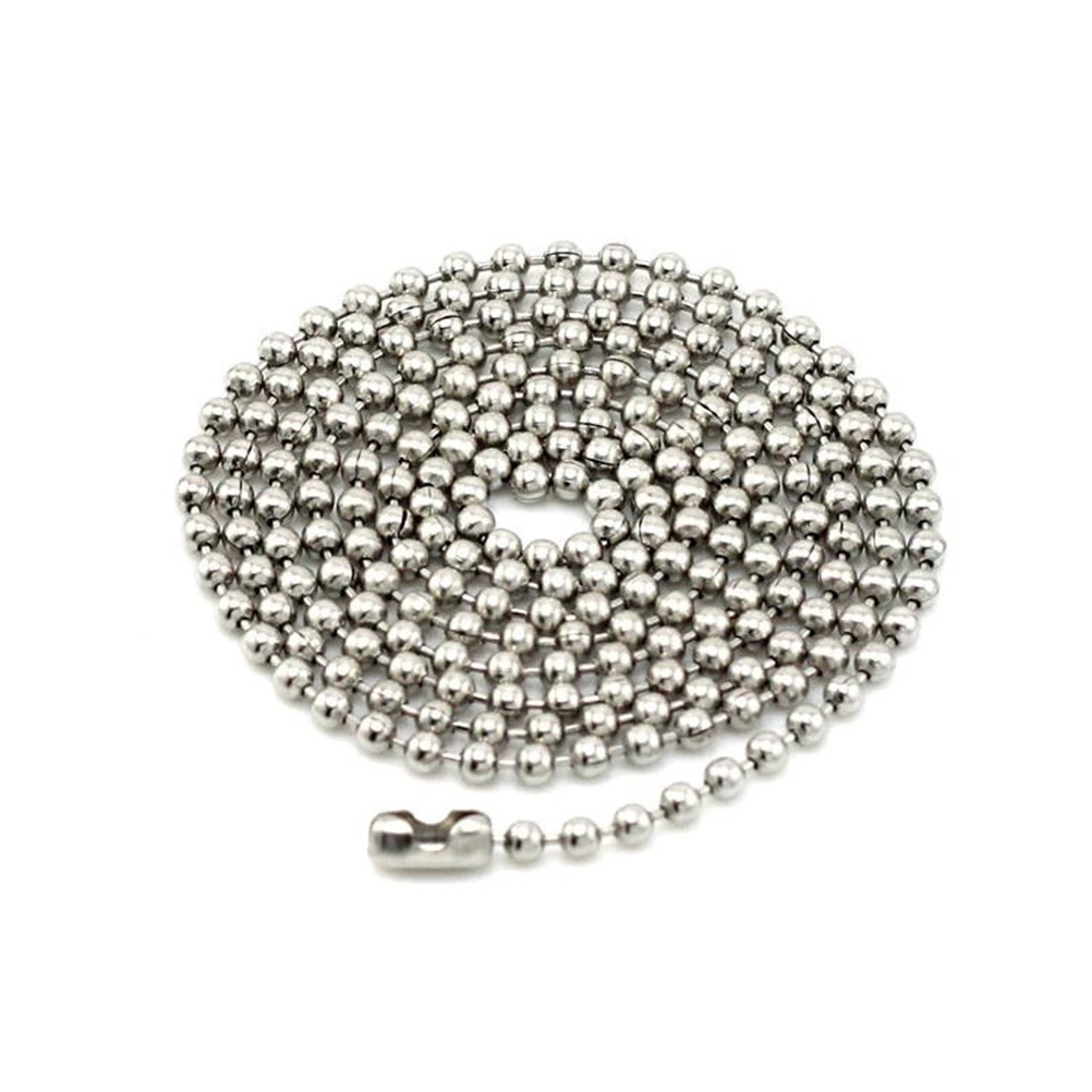 50pcs Metal Beads Chains Round 2 4mm Classic Style Jewelry DIY Accessories Necklace Bracelet Pendant Matching Durabl
50pcs Metal Beads Chains Round 2 4mm Classic Style Jewelry DIY Accessories Necklace Bracelet Pendant Matching Durabl
