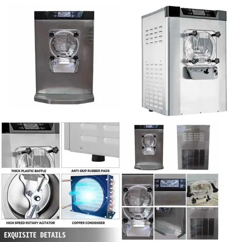 Commercial Batch Freezer Vertical Hard Ice Cream Maker Automatic Gelato Machine Support Fresh Fruit for Business Use
Commercial Batch Freezer Vertical Hard Ice Cream Maker Automatic Gelato Machine Support Fresh Fruit for Business Use