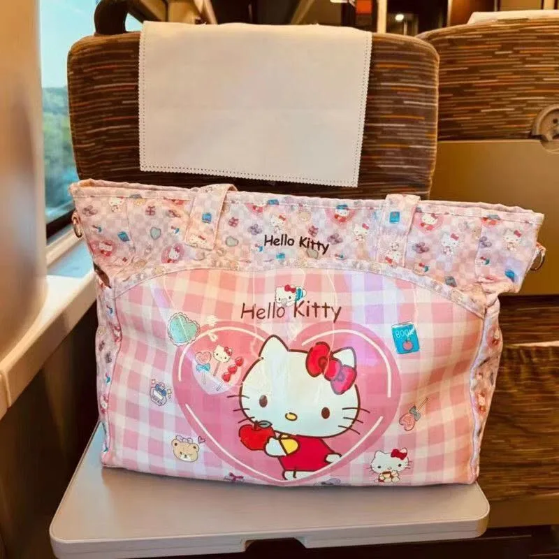 2025 Hello Kitty Cinnamoroll Anime Large Capacity Single Shoulder Bag Cute Cartoon Waterproof Student Tote Bag Gifts Toys
2025 Hello Kitty Cinnamoroll Anime Large Capacity Single Shoulder Bag Cute Cartoon Waterproof Student Tote Bag Gifts Toys