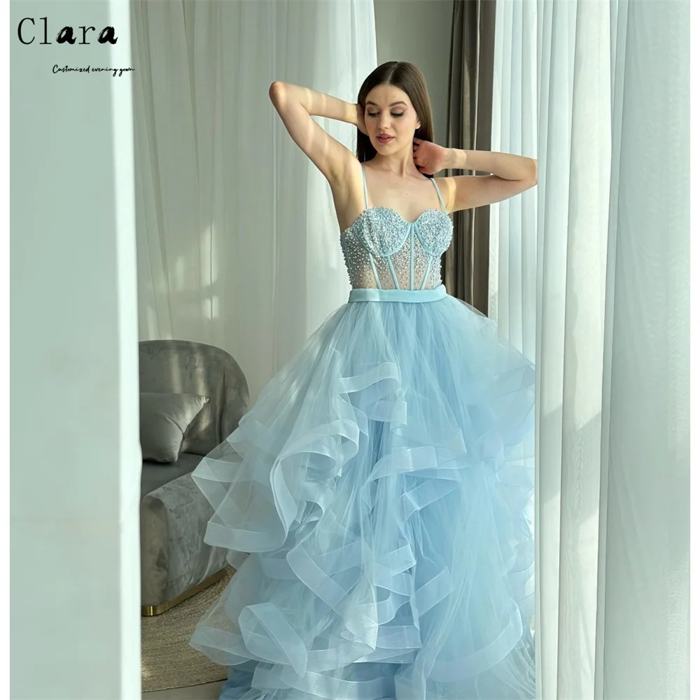 Clara Custom Sky Blue Off-shoulder A-line Hollow Woman Party Dresses 2025 Woman Luxury Evening Dress Elegant Night Dresses Women
Clara Custom Sky Blue Off-shoulder A-line Hollow Woman Party Dresses 2025 Woman Luxury Evening Dress Elegant Night Dresses Women