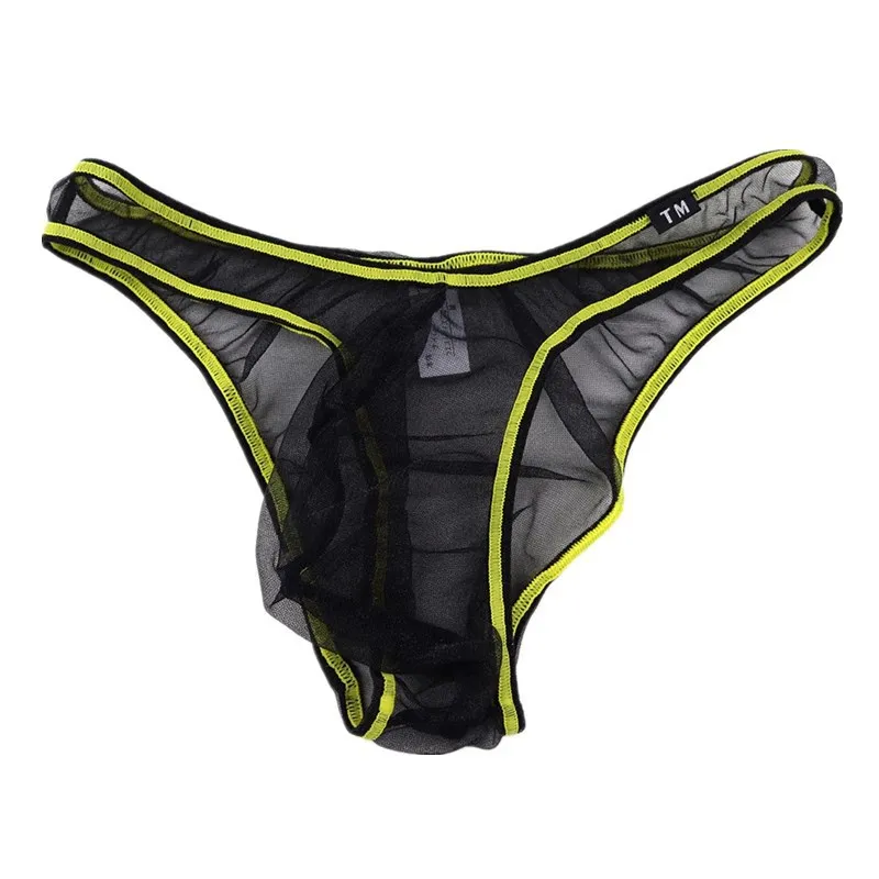 Men's Sheer Mesh Bikini Briefs Low Waist Color Block U-Pouch High Elastic Breathable Underwear
Men's Sheer Mesh Bikini Briefs Low Waist Color Block U-Pouch High Elastic Breathable Underwear