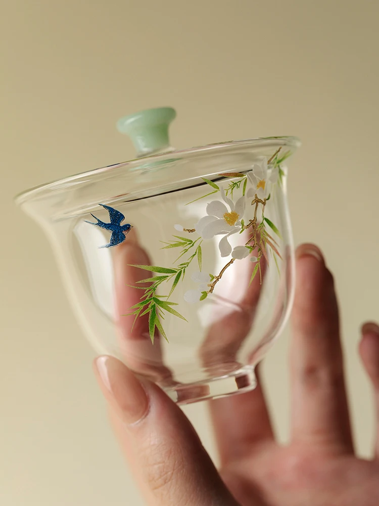 High-End Glass Quick Cup One Pot Travel Tea Set Portable Person Drinking Lid Bowl Mini
High-End Glass Quick Cup One Pot Travel Tea Set Portable Person Drinking Lid Bowl Mini
