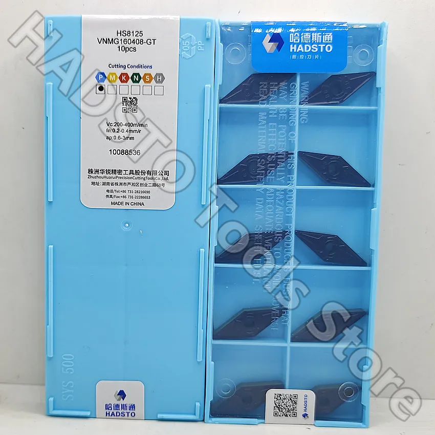 50pcs VNMG160408-GT HS8125 VNMG160408-GT VNMG160408 VNMG332 HADSTO CNC carbide inserts Turning inserts For Steel
50pcs VNMG160408-GT HS8125 VNMG160408-GT VNMG160408 VNMG332 HADSTO CNC carbide inserts Turning inserts For Steel