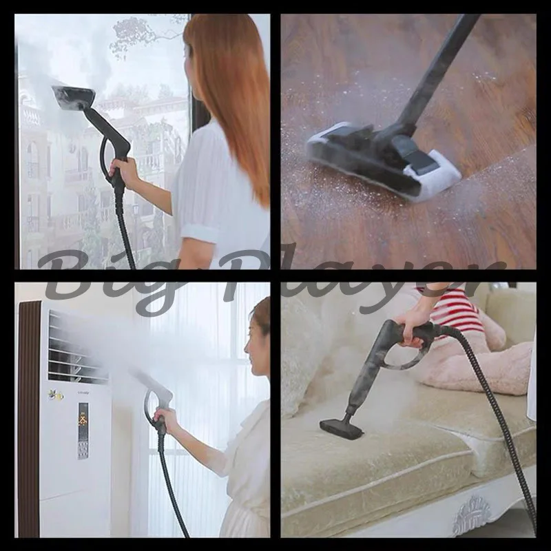 Commercial Grade High Pressure Steam Cleaner - 2000W Fast Heating Steamer for Home Appliances and Upholstery
Commercial Grade High Pressure Steam Cleaner - 2000W Fast Heating Steamer for Home Appliances and Upholstery