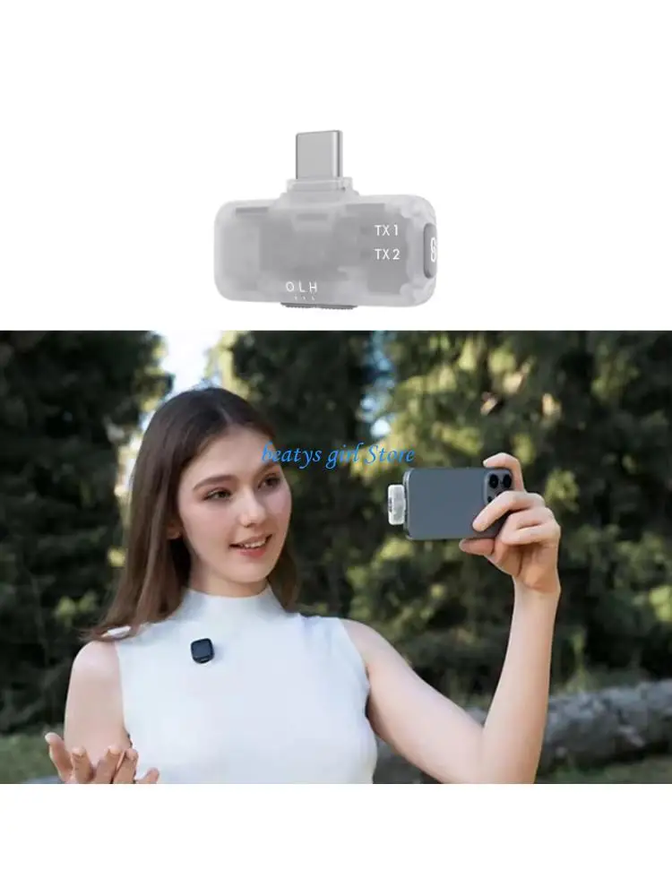 C7AB Wireless Microphone Receiver For Smartphones Advanced Noise Cancellation For 8H
C7AB Wireless Microphone Receiver For Smartphones Advanced Noise Cancellation For 8H