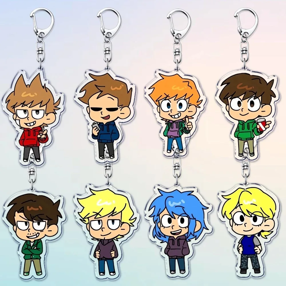 Cartoon Anime Keychains for Accessories Bag Eddsworld Tord Ringo Edds Tom Matt Paul Keyrings Jewelry Gamers Fans Friends Gifts
Cartoon Anime Keychains for Accessories Bag Eddsworld Tord Ringo Edds Tom Matt Paul Keyrings Jewelry Gamers Fans Friends Gifts
