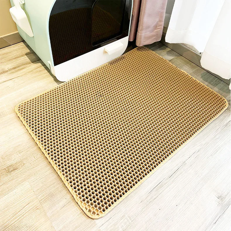 Cats Litter Mat Double Layer EVA Cat Litter Pad Large Hole Anti-Slip Sand Bowl Filter Mat Sandbox Mat for Cat Cats Accessories
Cats Litter Mat Double Layer EVA Cat Litter Pad Large Hole Anti-Slip Sand Bowl Filter Mat Sandbox Mat for Cat Cats Accessories