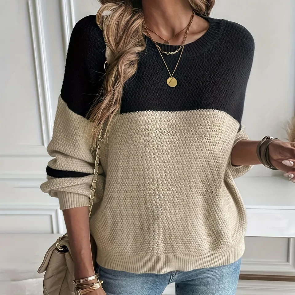 Commuting Regular Fit Women'S Autumn Sweater Women'S 2024 Fall Fashion Crew Neck Long Sleeve Oversized Color свитер женский
Commuting Regular Fit Women'S Autumn Sweater Women'S 2024 Fall Fashion Crew Neck Long Sleeve Oversized Color свитер женский