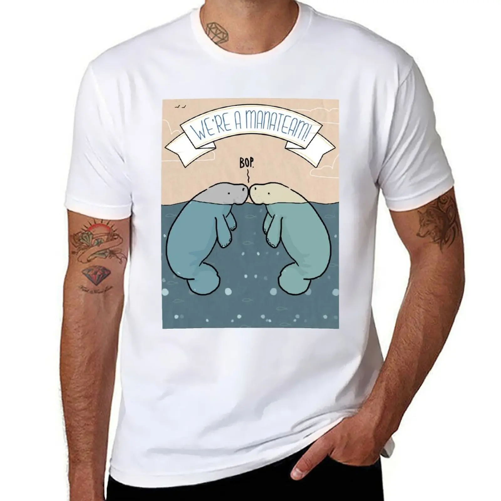 We're a manateam! manatee love and friendship illustration T-Shirt oversized t shirt designer shirts t shirts for men
We're a manateam! manatee love and friendship illustration T-Shirt oversized t shirt designer shirts t shirts for men