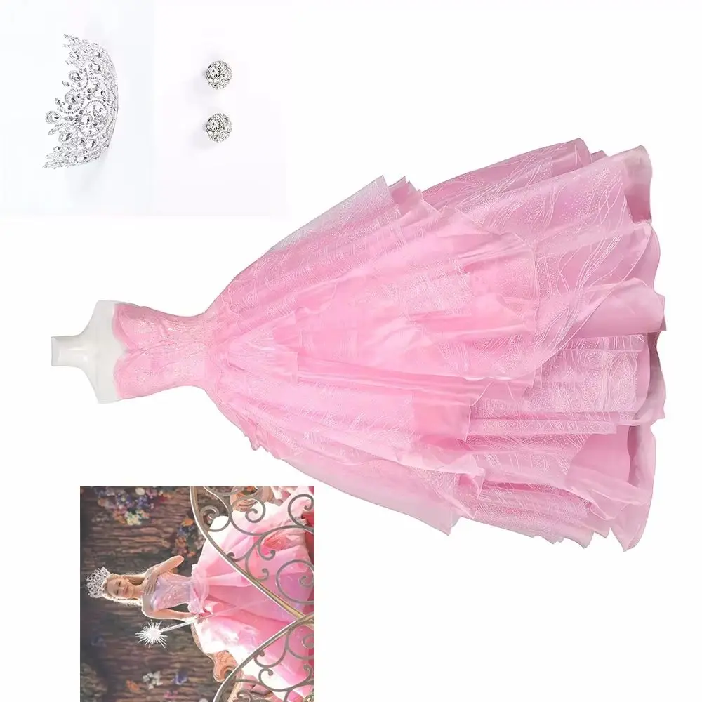 Glinda Cosplay Pink Magical Dress for Women Gorgeous Fantasia Princess Ball Gown Halloween Carnival Party Theatre Show Outfits
Glinda Cosplay Pink Magical Dress for Women Gorgeous Fantasia Princess Ball Gown Halloween Carnival Party Theatre Show Outfits