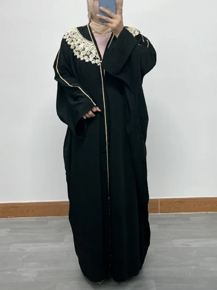 Eid Muslim Abayas for Women Appliques Party Abaya Morocco Caftan Ramadan Lace-up Islam Dubai Arab Long Robe 2024 Spring Cardigan
Eid Muslim Abayas for Women Appliques Party Abaya Morocco Caftan Ramadan Lace-up Islam Dubai Arab Long Robe 2024 Spring Cardigan